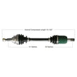 Load image into Gallery viewer, Tytaneum TYTANEUM OE REPLACEMENT CV AXLE FRONT RIGHT 813-0074 fits Honda