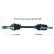 Load image into Gallery viewer, Tytaneum TYTANEUM OE REPLACEMENT CV AXLE FRONT RIGHT 813-0076 fits Honda