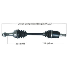 Load image into Gallery viewer, Tytaneum TYTANEUM OE REPLACEMENT CV AXLE FRONT RIGHT 813-0076 fits Honda