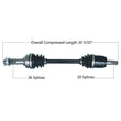 Load image into Gallery viewer, Tytaneum TYTANEUM OE REPLACEMENT CV AXLE FRONT RIGHT 813-0077 fits Honda