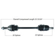 Load image into Gallery viewer, Tytaneum TYTANEUM OE REPLACEMENT CV AXLE FRONT RIGHT 813-0085 fits Honda