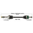 Load image into Gallery viewer, Tytaneum TYTANEUM OE REPLACEMENT CV AXLE FRONT RIGHT 813-0196 fits Yamaha