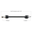 Load image into Gallery viewer, Tytaneum TYTANEUM OE REPLACEMENT CV AXLE FRONT RIGHT CAN-7063 fits Can-Am