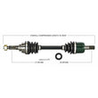 Load image into Gallery viewer, Tytaneum TYTANEUM OE REPLACEMENT CV AXLE KAWASAKI FRONT LEFT / RIGHT 813-0114