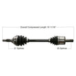 Load image into Gallery viewer, Tytaneum TYTANEUM OE REPLACEMENT CV AXLE KAWASAKI FRONT LEFT 813-0111