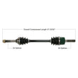 Load image into Gallery viewer, Tytaneum TYTANEUM OE REPLACEMENT CV AXLE KAWASAKI REAR LEFT 813-0109