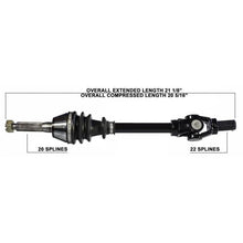 Load image into Gallery viewer, Tytaneum TYTANEUM OE REPLACEMENT CV AXLE POLARIS FRONT LEFT / RIGHT 813-0129