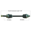 Load image into Gallery viewer, Tytaneum TYTANEUM OE REPLACEMENT CV AXLE POLARIS FRONT LEFT / RIGHT 813-0143