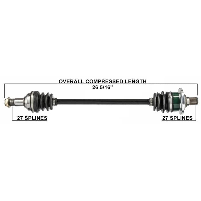 Tytaneum TYTANEUM OE REPLACEMENT CV AXLE REAR LEFT / RIGHT 813-0014 fits Arctic CAT