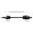 Load image into Gallery viewer, Tytaneum TYTANEUM OE REPLACEMENT CV AXLE REAR LEFT / RIGHT 813-0069 fits Honda