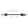Load image into Gallery viewer, Tytaneum TYTANEUM OE REPLACEMENT CV AXLE REAR LEFT / RIGHT 813-0070 fits Honda