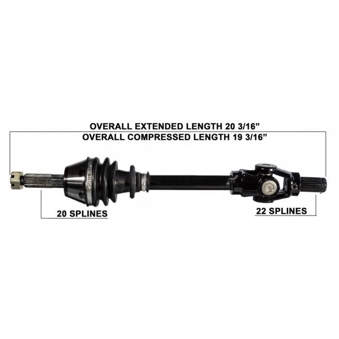 Tytaneum TYTANEUM OE REPLACEMENT CV AXLE REAR LEFT / RIGHT 813-0135 fits Polaris