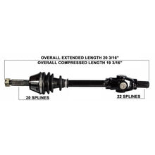 Load image into Gallery viewer, Tytaneum TYTANEUM OE REPLACEMENT CV AXLE REAR LEFT / RIGHT 813-0135 fits Polaris