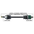 Load image into Gallery viewer, Tytaneum TYTANEUM OE REPLACEMENT CV AXLE REAR LEFT / RIGHT 813-0141 fits Polaris