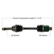 Load image into Gallery viewer, Tytaneum TYTANEUM OE REPLACEMENT CV AXLE REAR LEFT / RIGHT 813-0155 fits Polaris