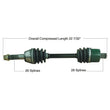 Load image into Gallery viewer, Tytaneum TYTANEUM OE REPLACEMENT CV AXLE REAR LEFT / RIGHT 813-0156 fits Polaris