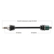 Load image into Gallery viewer, Tytaneum TYTANEUM OE REPLACEMENT CV AXLE REAR LEFT / RIGHT 813-0163 fits Polaris - Main Product View
