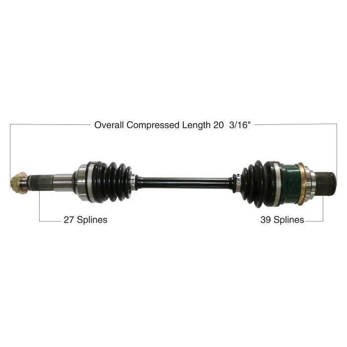 Tytaneum TYTANEUM OE REPLACEMENT CV AXLE REAR LEFT / RIGHT 813-0201 fits Yamaha
