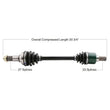 Load image into Gallery viewer, Tytaneum TYTANEUM OE REPLACEMENT CV AXLE REAR LEFT / RIGHT 813-0215 fits Yamaha