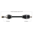 Load image into Gallery viewer, Tytaneum TYTANEUM OE REPLACEMENT CV AXLE REAR LEFT / RIGHT CAN-7059 fits Can-Am
