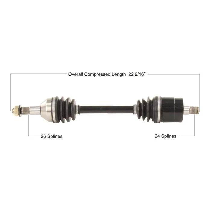 Tytaneum TYTANEUM OE REPLACEMENT CV AXLE REAR LEFT / RIGHT CAN-7076 fits Can-Am