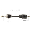 Load image into Gallery viewer, Tytaneum TYTANEUM OE REPLACEMENT CV AXLE REAR LEFT / RIGHT CAN-7077 fits Can-Am