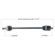 Load image into Gallery viewer, Tytaneum TYTANEUM OE REPLACEMENT CV AXLE REAR LEFT / RIGHT POL-7083 fits Polaris