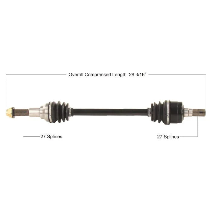 Tytaneum TYTANEUM OE REPLACEMENT CV AXLE REAR LEFT / RIGHT YAM-7038 fits Yamaha