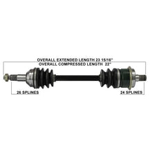Load image into Gallery viewer, Tytaneum TYTANEUM OE REPLACEMENT CV AXLE REAR LEFT 813-0026 fits Can-Am