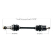 Load image into Gallery viewer, Tytaneum TYTANEUM OE REPLACEMENT CV AXLE REAR LEFT 813-0059 fits Can-Am