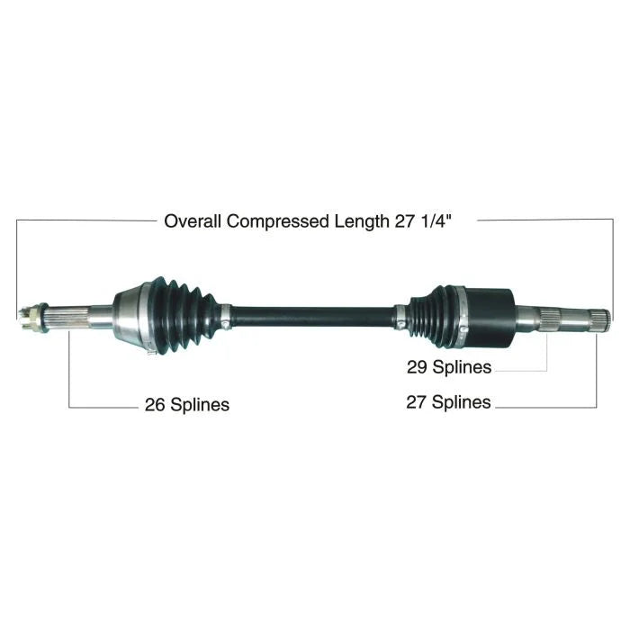 Tytaneum TYTANEUM OE REPLACEMENT CV AXLE REAR LEFT 813-0132 fits Polaris