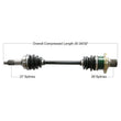 Load image into Gallery viewer, Tytaneum TYTANEUM OE REPLACEMENT CV AXLE REAR LEFT 813-0199 fits Yamaha
