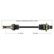 Load image into Gallery viewer, Tytaneum TYTANEUM OE REPLACEMENT CV AXLE REAR LEFT 813-0213 fits Yamaha