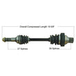 Load image into Gallery viewer, Tytaneum TYTANEUM OE REPLACEMENT CV AXLE REAR LEFT 813-0217 fits Yamaha