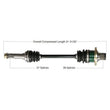 Load image into Gallery viewer, Tytaneum TYTANEUM OE REPLACEMENT CV AXLE REAR LEFT 813-0221 fits Yamaha