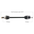 Load image into Gallery viewer, Tytaneum TYTANEUM OE REPLACEMENT CV AXLE REAR LEFT HON-7041 fits Honda