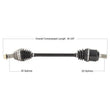 Load image into Gallery viewer, Tytaneum TYTANEUM OE REPLACEMENT CV AXLE REAR LEFT/RIGHT HON-7048 fits Honda