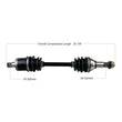 Load image into Gallery viewer, Tytaneum TYTANEUM OE REPLACEMENT CV AXLE REAR RIGHT 813-0058 fits Can-Am