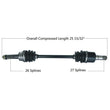 Load image into Gallery viewer, Tytaneum TYTANEUM OE REPLACEMENT CV AXLE REAR RIGHT 813-0172 fits Polaris