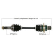 Load image into Gallery viewer, Tytaneum TYTANEUM OE REPLACEMENT CV AXLE REAR RIGHT 813-0200 fits Yamaha