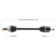 Load image into Gallery viewer, Tytaneum TYTANEUM OE REPLACEMENT CV AXLE REAR RIGHT HON-7042 fits Honda