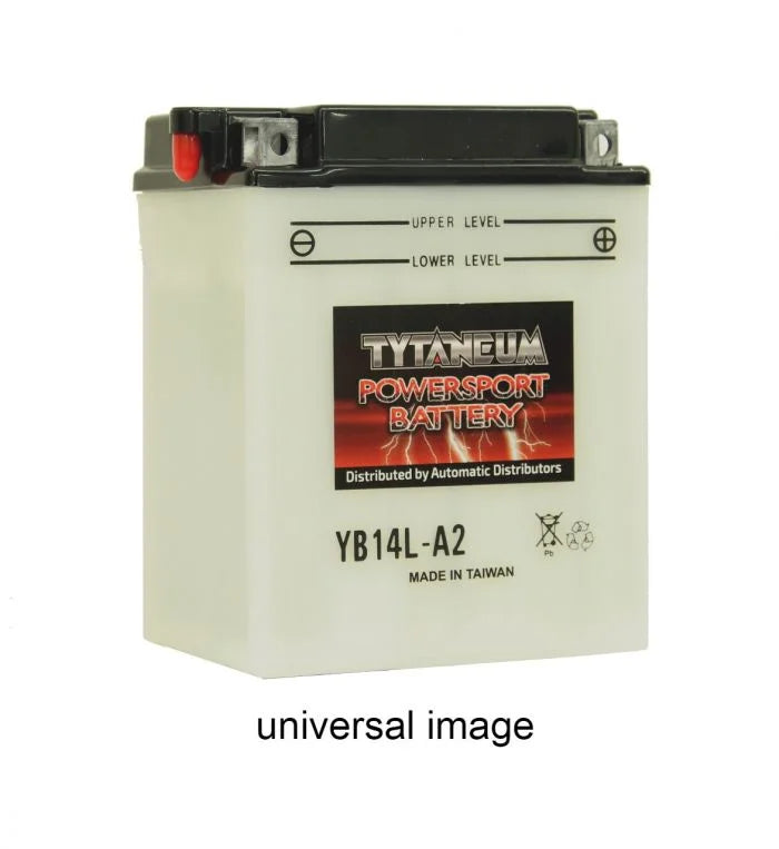 Tytaneum TYTANEUM PS BATTERY YB14L-A1, W/ACID YB14L-A1FP