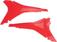 Load image into Gallery viewer, UFO Air Box Cover - CR Red - Honda - Side View
