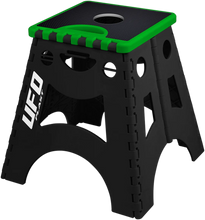 Load image into Gallery viewer, UFO Bike Stand - Folding - Black/Green - Main Product View