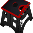 Load image into Gallery viewer, UFO Bike Stand - Folding - Black/Red - Side View
