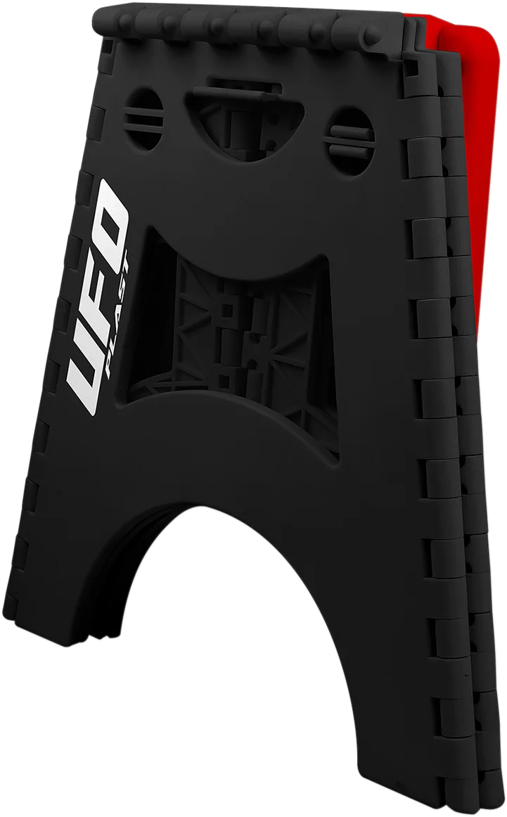 UFO Bike Stand - Folding - Black/Red - Back View
