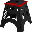 Load image into Gallery viewer, UFO Bike Stand - Folding - Black/Red - Installation View