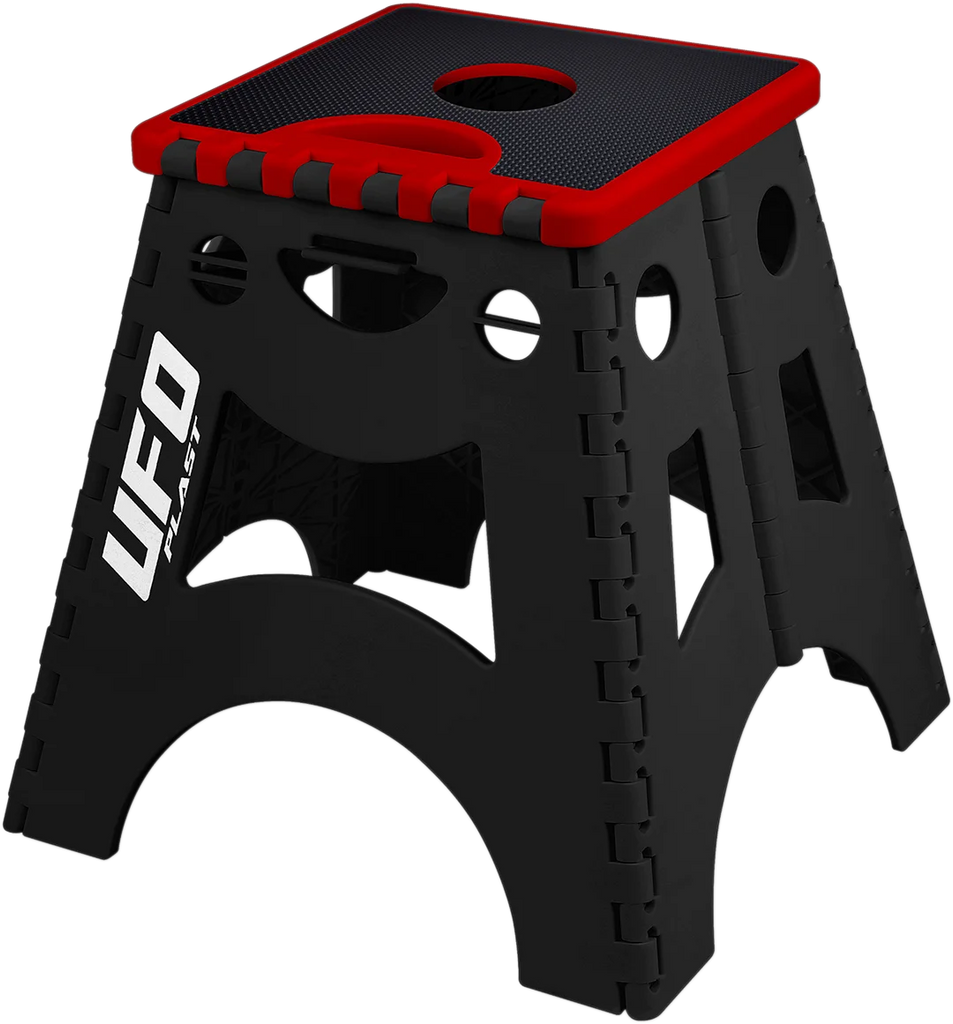 UFO Bike Stand - Folding - Black/Red - Installation View