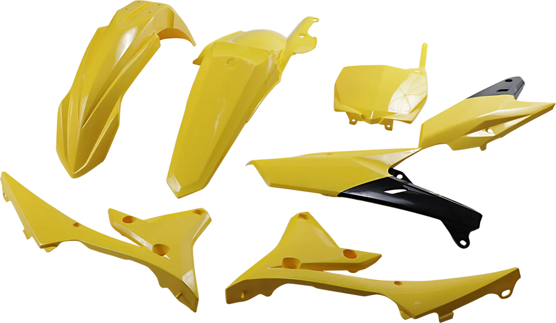 UFO Body Kit - Yellow - YZ 250F/450F - Side View