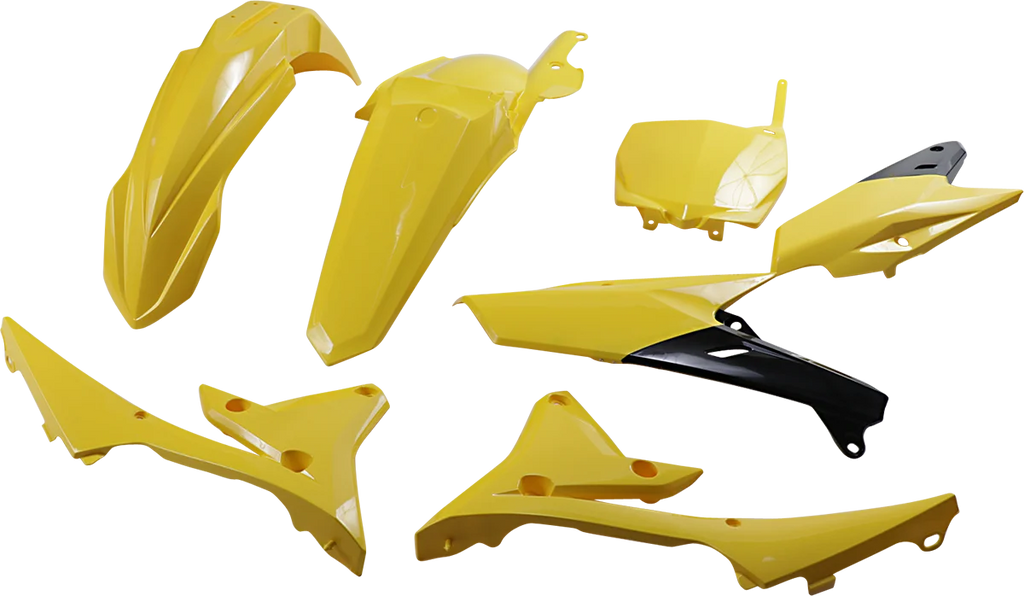 UFO Body Kit - Yellow - YZ 250F/450F - Side View